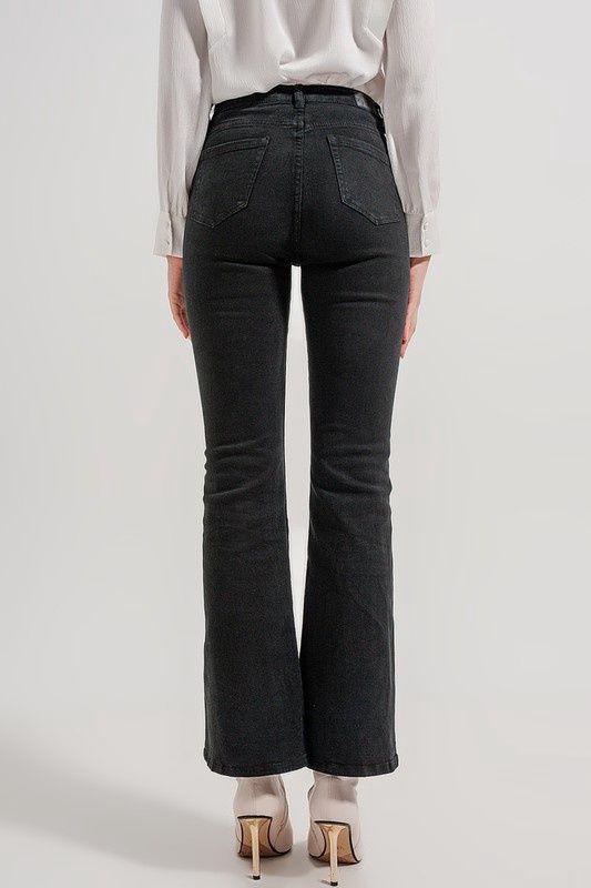 Black Flare Jeans