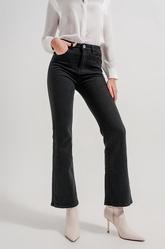 Black Flare Jeans