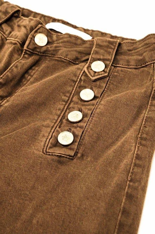 Milliary Button Denim