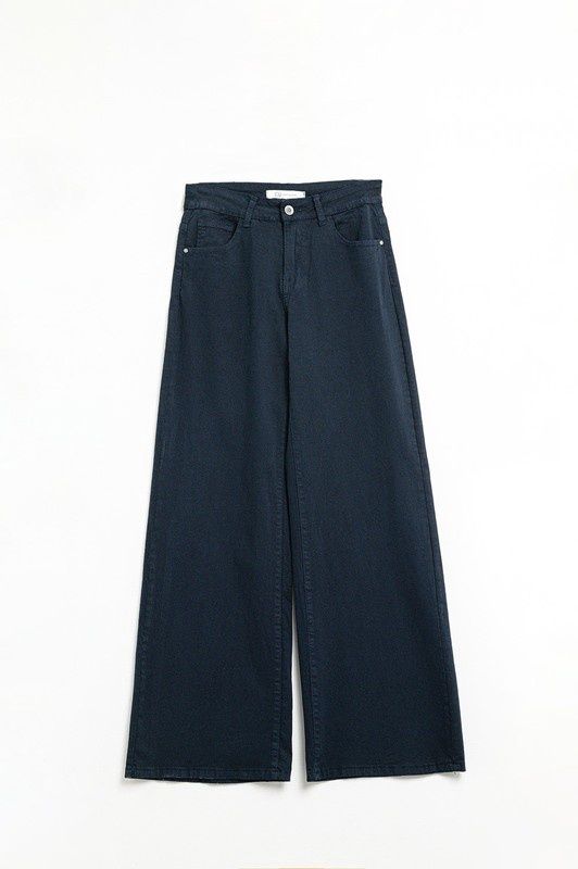 Dark Blue Straight Pant