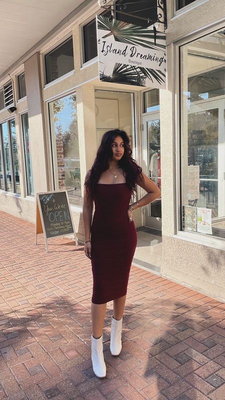 Merlot Midi Dress