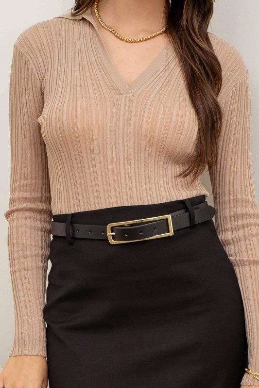 Cropped L/S Pullover