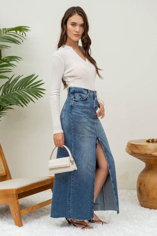 Cropped L/S Pullover