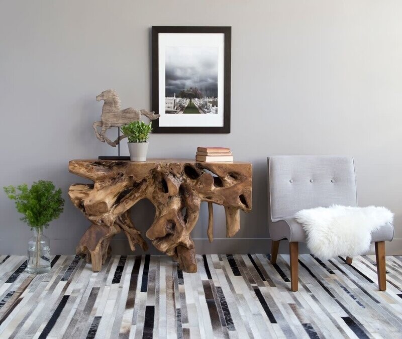 SIF Bebas Console Teak NAT002 30x47x16 SIF Bebas Console Teak NAT002 30x47x16