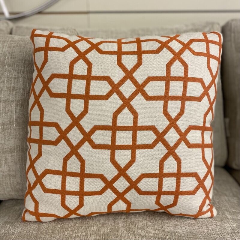 Cushions Ratana 16” Outdoor FO7074 Bevel Mandarin