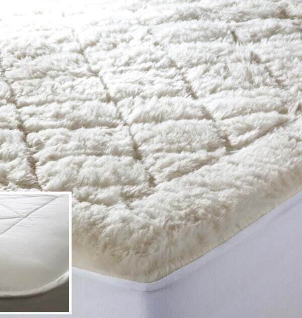 Mattress Pad Kouchini Wool Reversible Overlay King