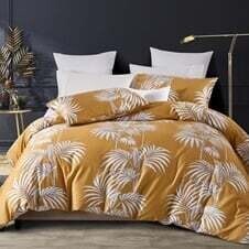 Duvet Cover Daniadown Palms King w / Pillow Cases**