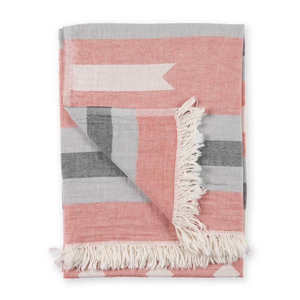 Turkish Towel Pokoloko Ribbon Red TTRIB1