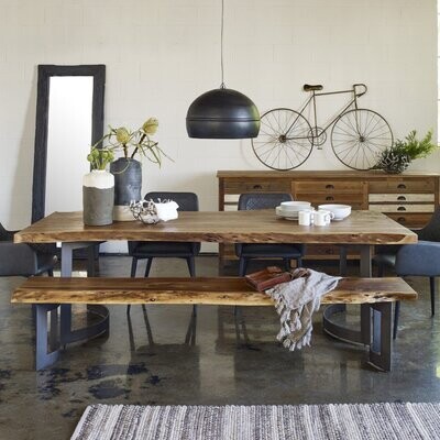 Moes Bent Dining Table Extra Small Smoked VE-1036-03