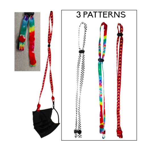 Masks Lanyard Splash Printed
