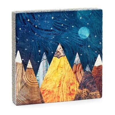 Cedar Mountain Art Block Burl Mountains LF6037
