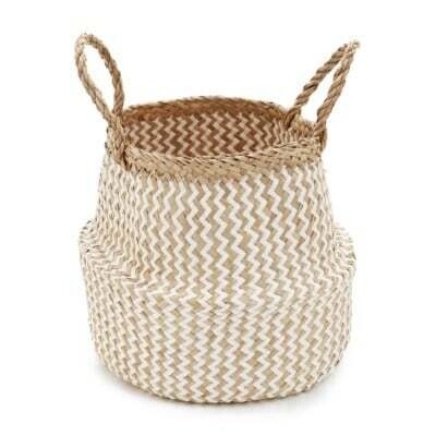 Basket PC Chevron Seagrass