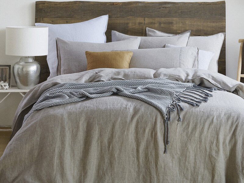 Duvet Cover Daniadown Natural Linen King w / Pillow Cases