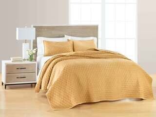 Quilt Sets Peace Arch Medallion Mustard 60962 Queen**