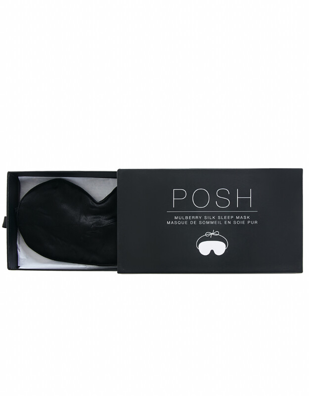 Eye Mask Daniadown Black Silk Small