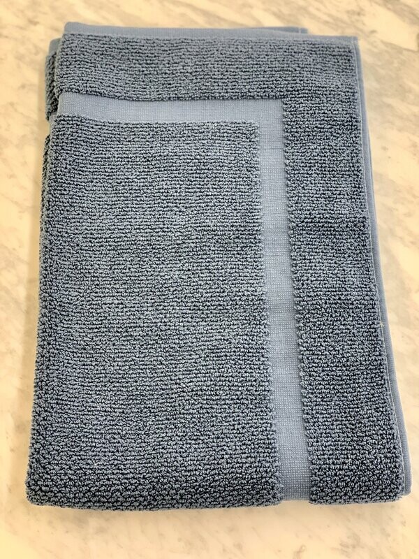 Tub Mat Cuddledown Porto Plush Cotton Marine