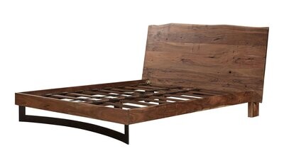 Moes Bent Queen Bed Smoked VE-1087-03
