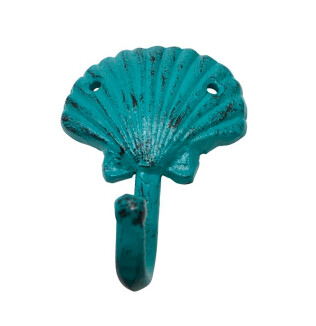 Hook Nostalgia Shell Aqua 8 x 4 x 11 cm 743-095 Hook Nostalgia Shell Aqua 8 x 4 x 11 cm 743-095