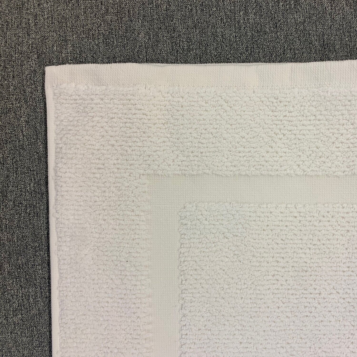 Tub Mat Cuddledown Porto Cotton White