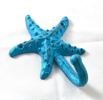 Hook Nostalgia Starfish Blue 9 x 5 x 12 cm  652-006