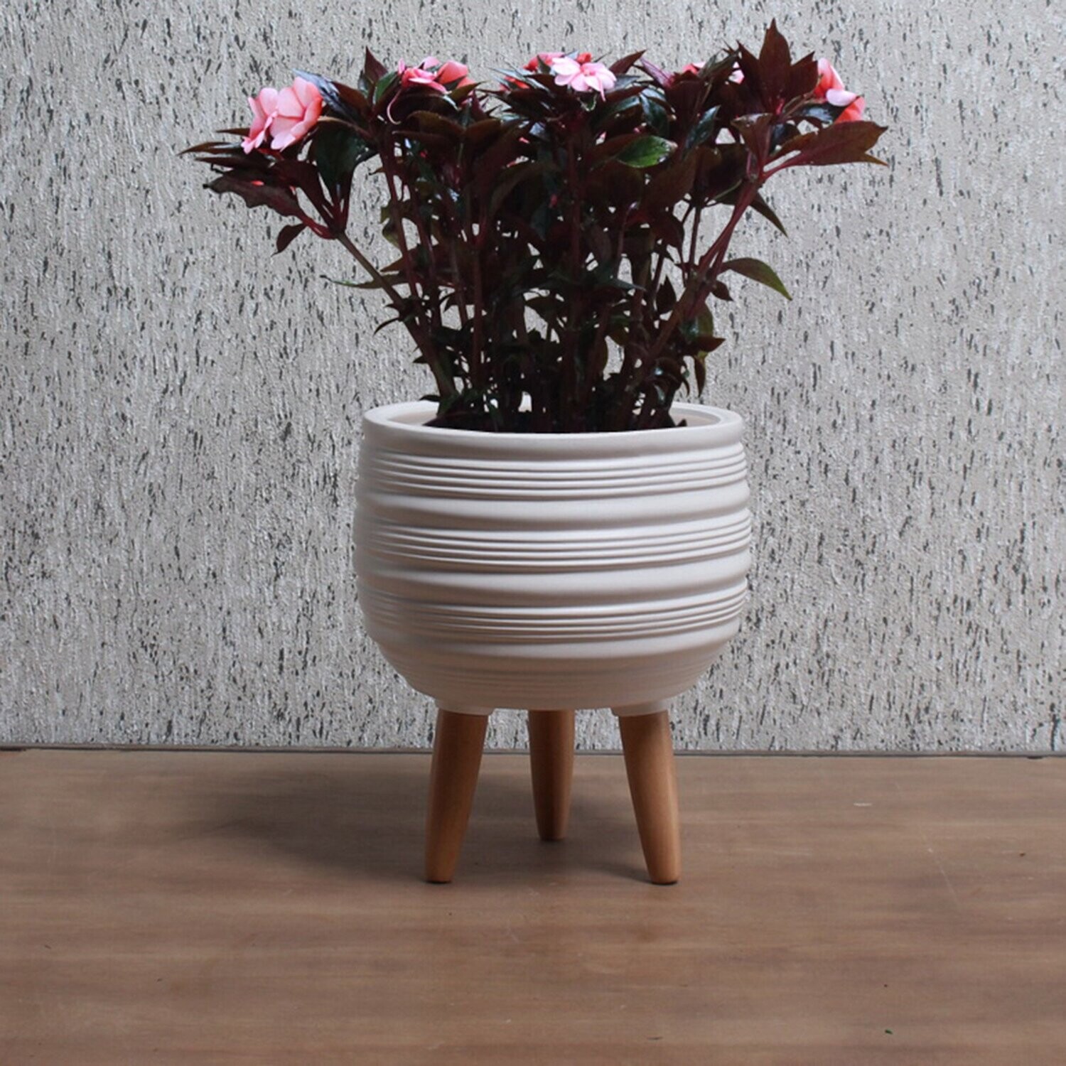 Planter Cathay Jocey Matte White 08-1992
