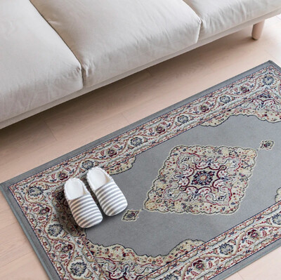 Rugs Avocado Artificial Silk 2'4 x 3'7 Naran Grey