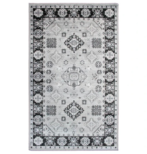 Rugs Avocado Artificial Silk 2'4 x 7'3  Kazak Silver