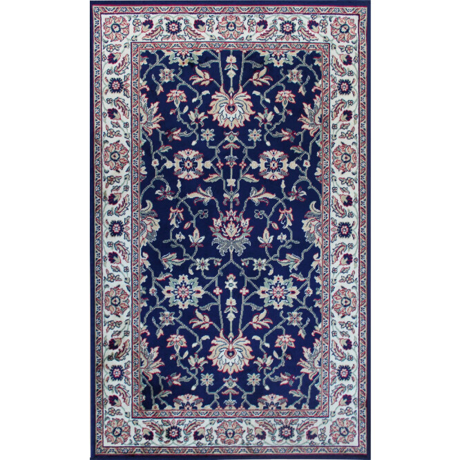 Rugs Avocado Artificial Silk 2'4 x 7'3 Majesty Navy