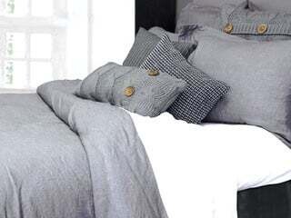 Sheets RJS Morgan Linen Set King Grey Sheets RJS Morgan Linen Set King Grey