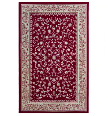 Rugs Avocado Artificial Silk 2'4 x 3'7 Sarook Red