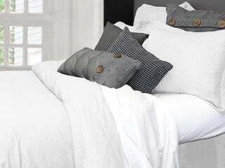 Sheets RJS Morgan Linen Set Queen White
