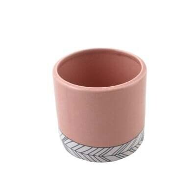 Planter Nostalgia Flower Pot Pink 745-033