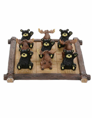 CT Bear & Moose Tic Tack Toe Set D852