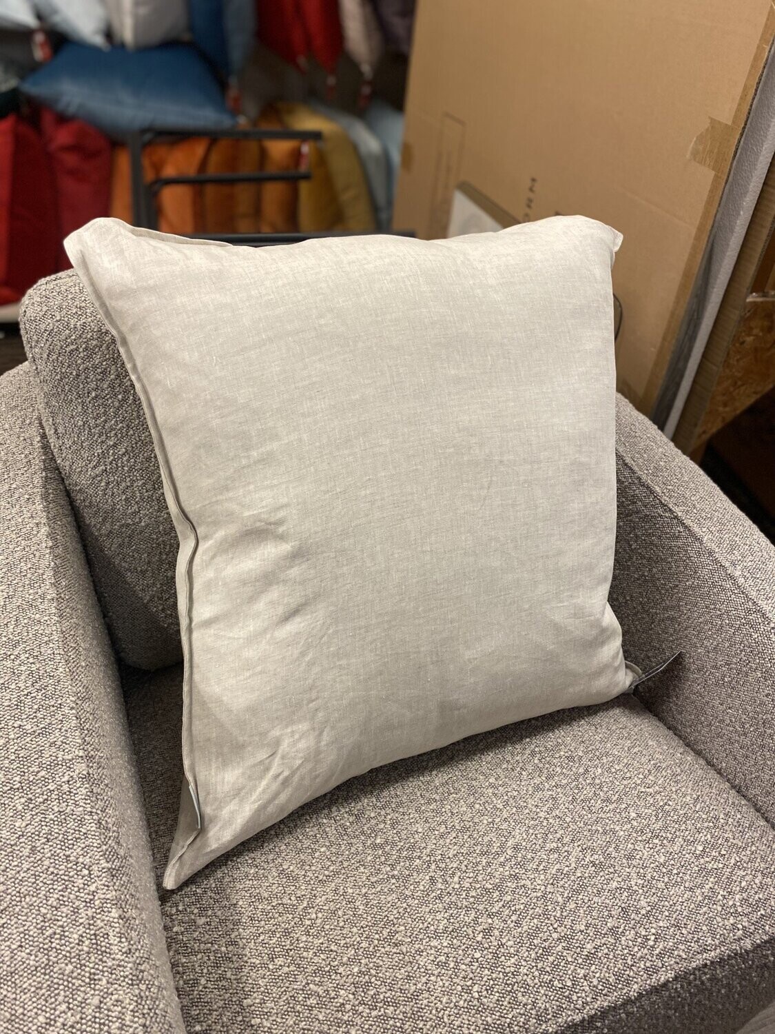 Cushions Daniadown French Linen Natural Euro 26 x 26
