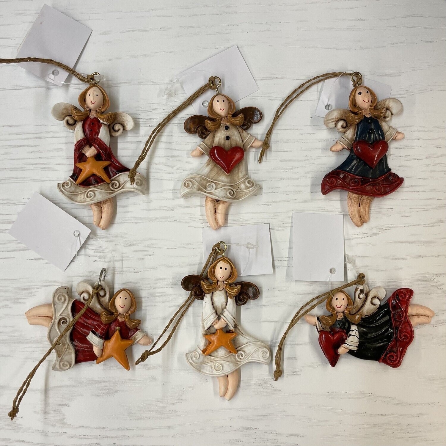 Xmas CT Angel With Star/Heart W5122