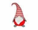 Xmas CT Red/White/Grey Sitting Gnome 36” Q1794