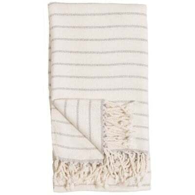 Turkish Towel Pokoloko Bamboo Striped Mist TTBS2