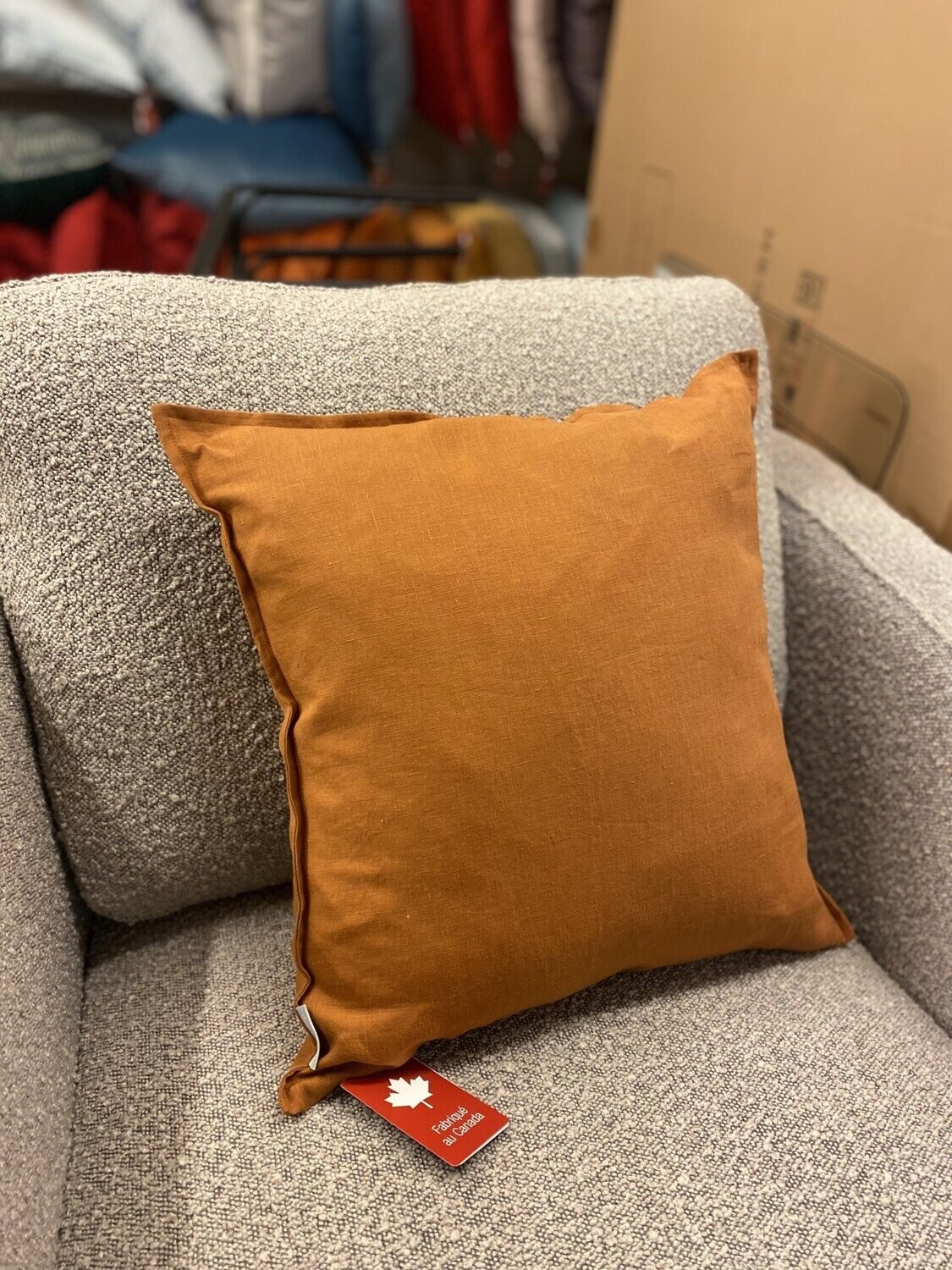 Cushions Daniadown French Linen Ginger Toss 18 x 18