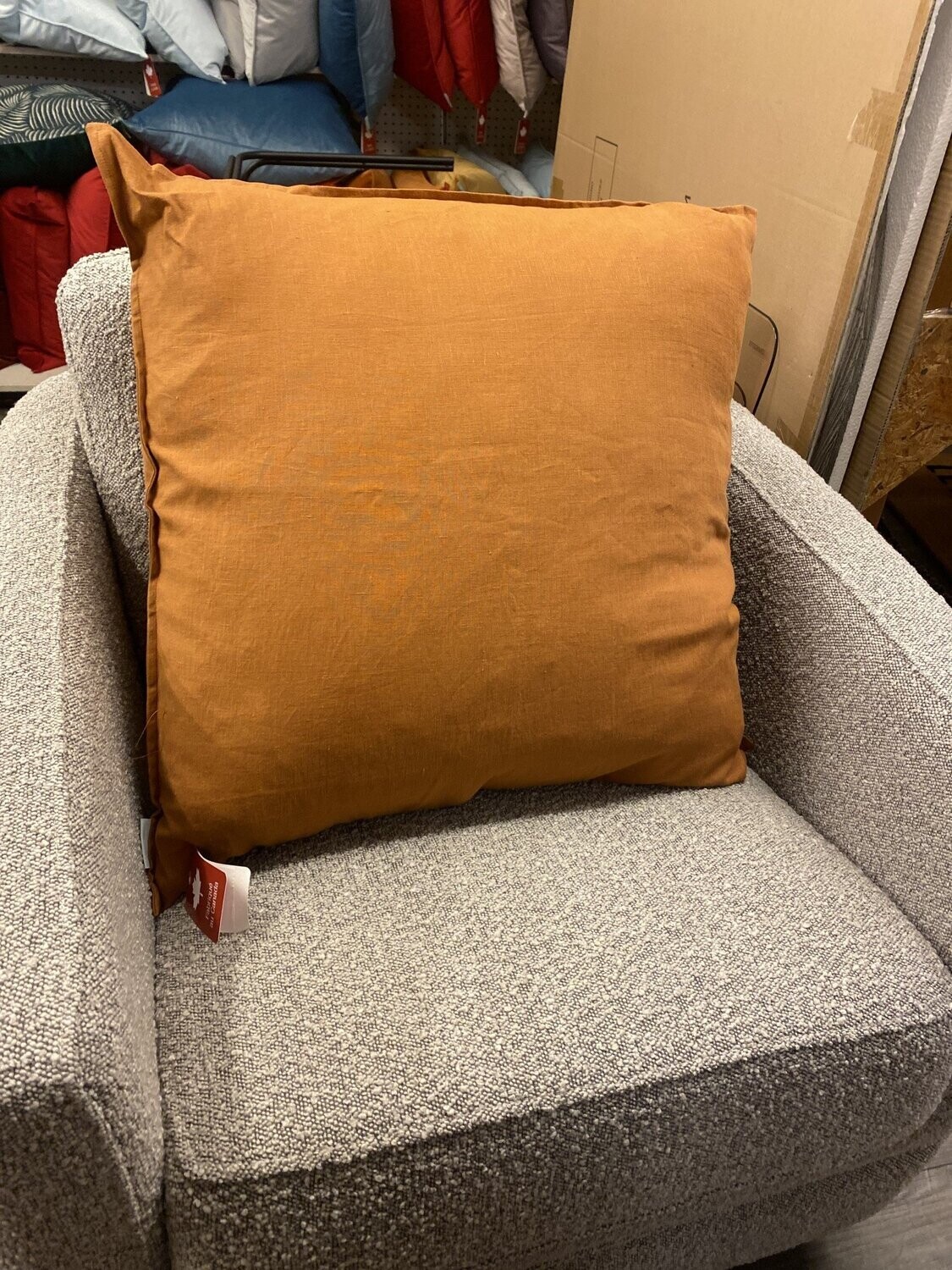 Cushions Daniadown French Linen Ginger Euro 26 x 26