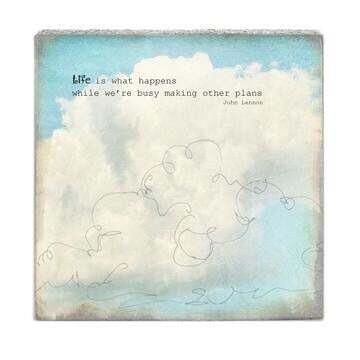 Cedar Mountain Art Block Life Is What Happens