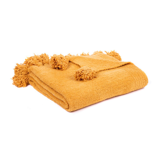 Throw Brunelli Paddington Mustard Chenille 50x60 110M150