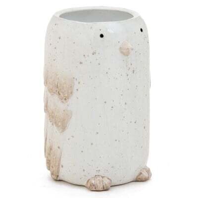 Planter PC Bird Terracotta/White 1940070