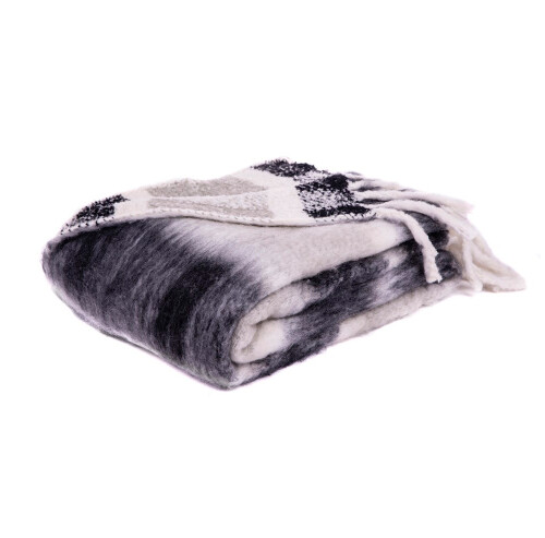 Throw Brunelli Margot Cream/Black 50x60