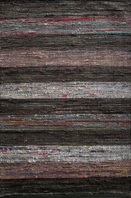 Rugs Avocado Rag Rug 2 x 5  Wood Smoke