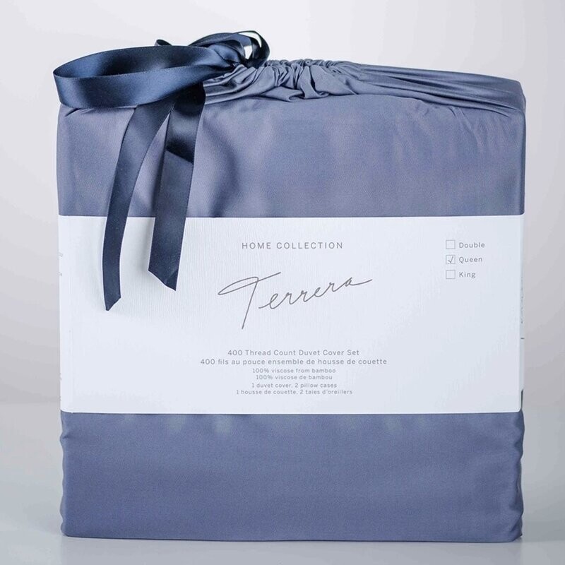 Sheets Set Terrera Bamboo Queen Mineral Blue