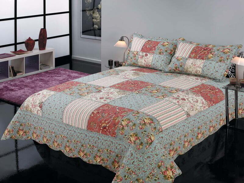 Quilt Sets Peace Arch Bourbon 60931 Queen