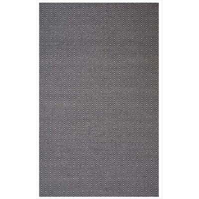 Rugs Viana Chicago Flat Weave Reversible Grey/Black 8 x 10 CHI-81-GRBK