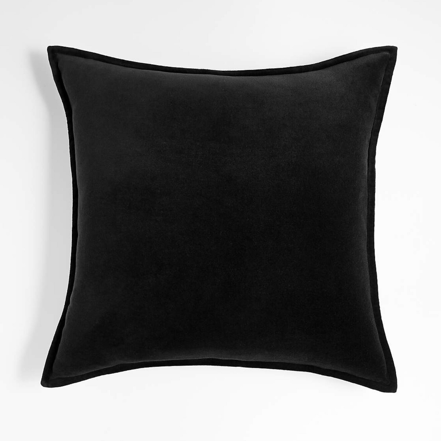 Cushions Daniadown Dutch Velvet Black Euro 26 x 26