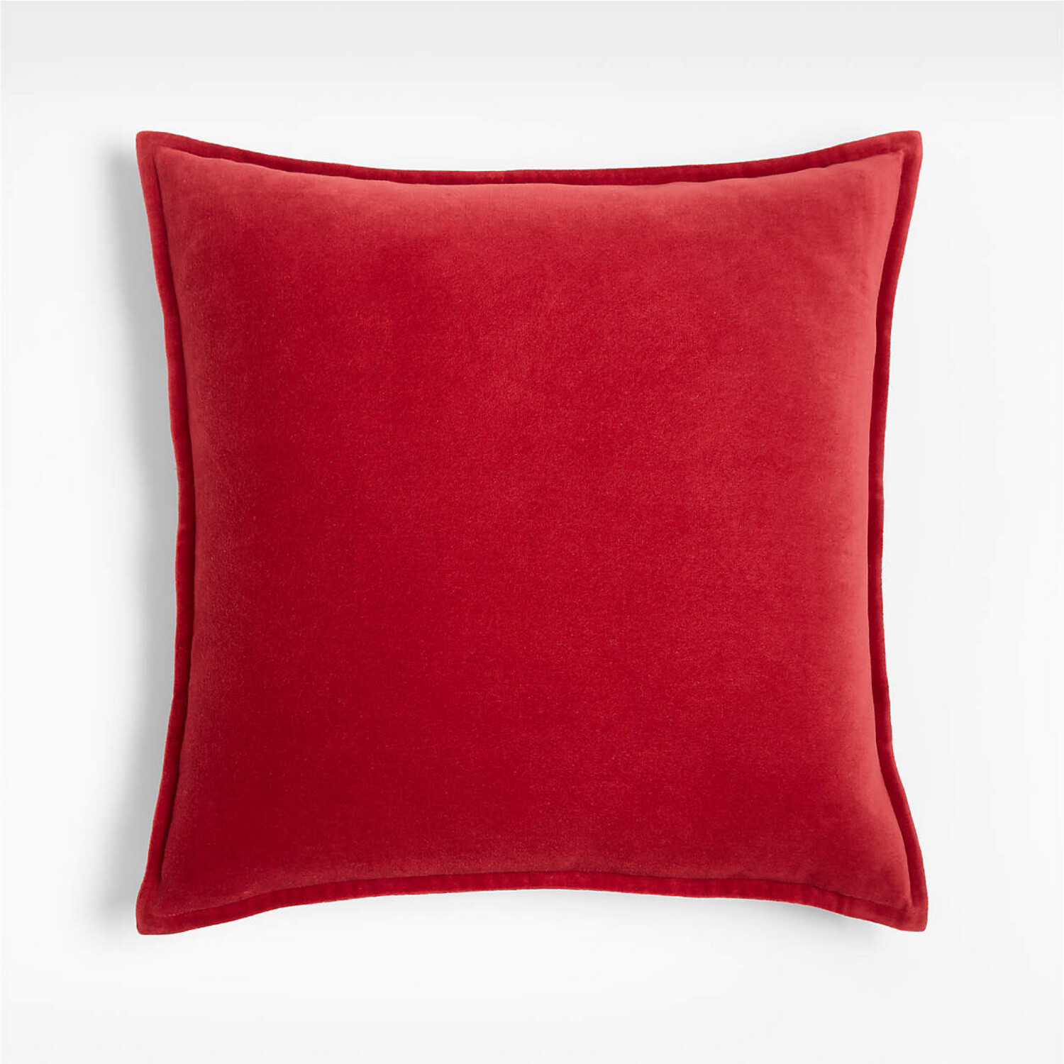 Cushions Daniadown Dutch Velvet Red Toss 18 x 18