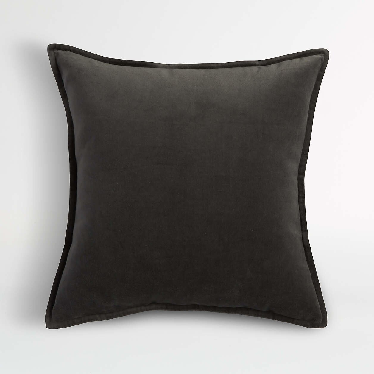 Cushions Daniadown Dutch Velvet Rich Grey Euro 26 x 26
